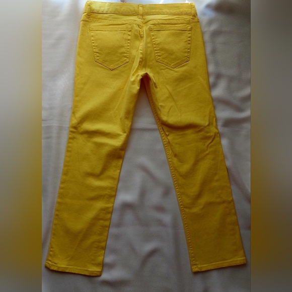 Joe Fresh Style Frais Denim Jeans Yellow Size 6 - Picture 6 of 9